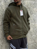 Casaco Moleton Ziper Importado Velvet Street 2026 Verde Militar