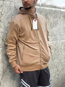 Casaco Moleton Ziper Importado Velvet Street 2026 Bege